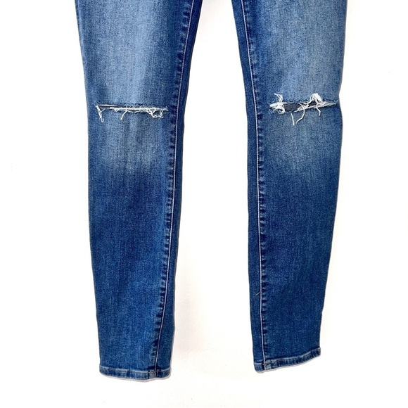 Good American Good Legs High Rise Distressed Skinny Jeans GL873 - Picture 6 of 9